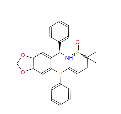 [S(R)]-N-[(R)-[6-(Diphenylphosphino)benzo[d][1,3]dioxol-5-yl]phenylmethyl]-2-methyl-2-propanesulfinamide