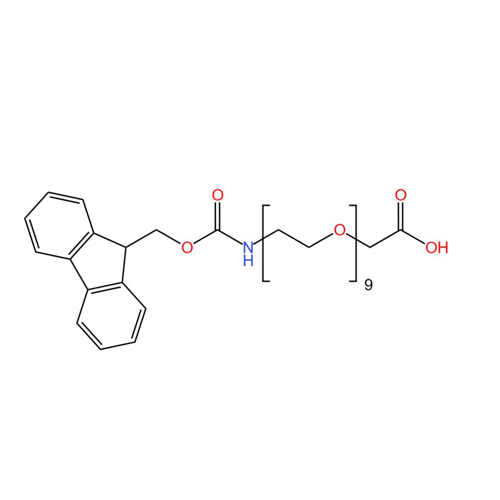 9-芴甲氧羰基-氨基-九乙二醇-乙酸  98%