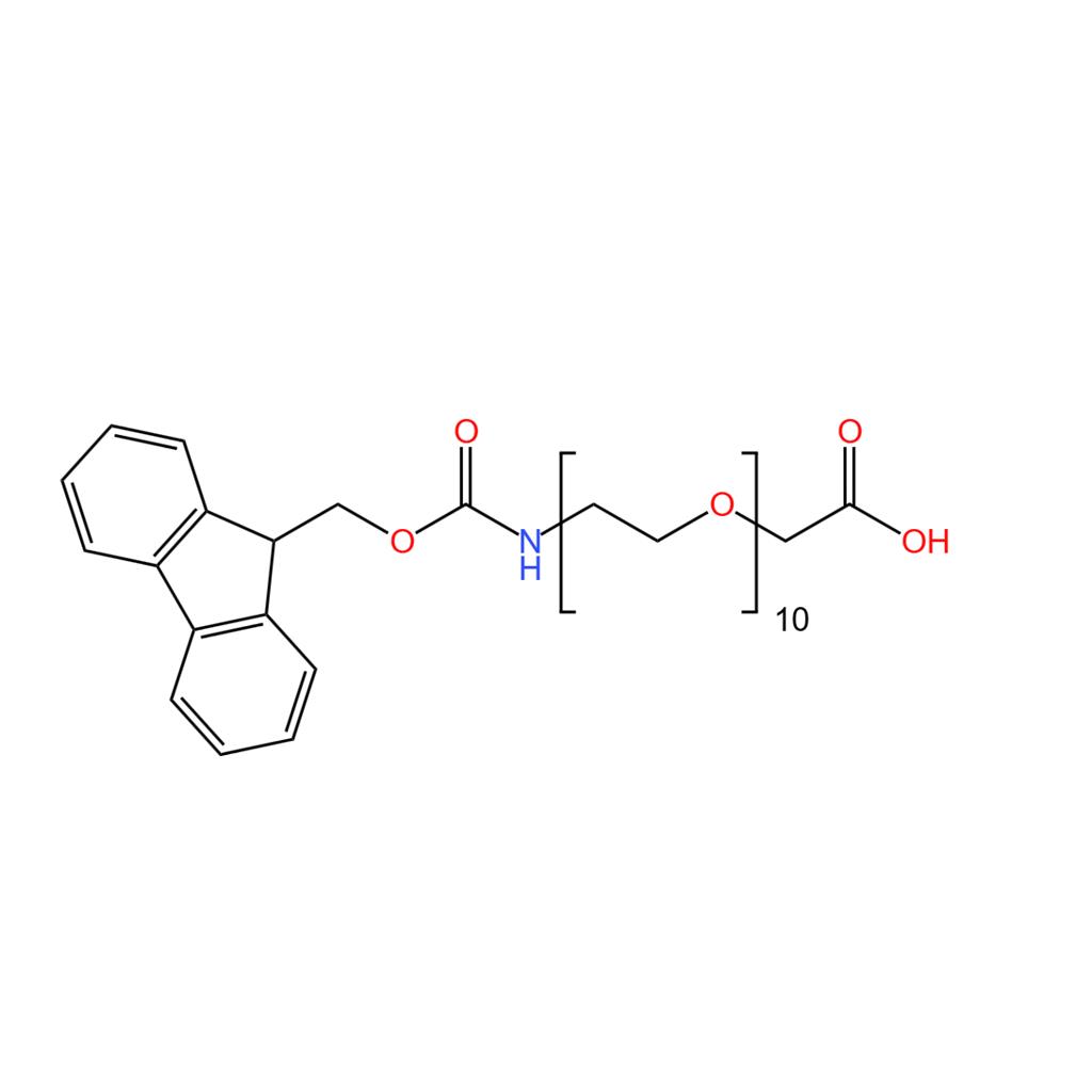 9-芴甲氧羰基-氨基-十乙二醇-乙酸  98%