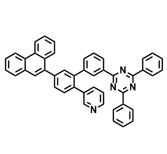 2-(5'-(菲-9-基)-2'-(吡啶-3-基)-[1,1'-联苯]-3-基)-4,6-二苯基-1,3,5-三嗪