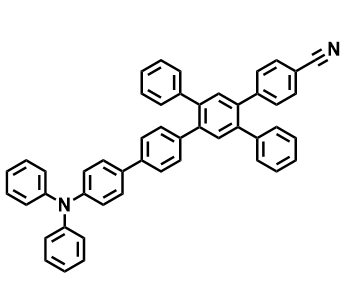4'''-(二苯基氨基)-2',5'-二苯基-[1,1':4',1'':4'',1'''-四联苯]-4-甲腈