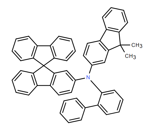 N-(4-联苯基)-N-(9.9二甲基芴-2-基)-2-氨基-9.9螺二芴