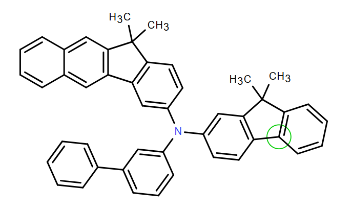 N-([1,1'-联苯]-3-基)-N-(9,9-二甲基-9H-芴-2-基)-11,11-二甲基-11H-苯并[b]芴-3-胺