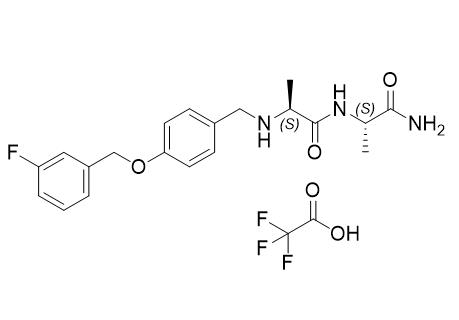 (S)-N-((S)-1-amino-1-oxopropan-2-yl)-2-((4-((3-fluorobenzyl)oxy)benzyl)amino)propanamide（沙芬酰胺杂质1B）