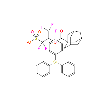 1-(二氟磺酸甲基)-2,2,2-三氟乙基金刚烷甲酸酯:三苯基硫鎓盐 (1:1)