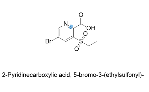 5-溴-3-(乙基磺酰基)吡啶甲酸