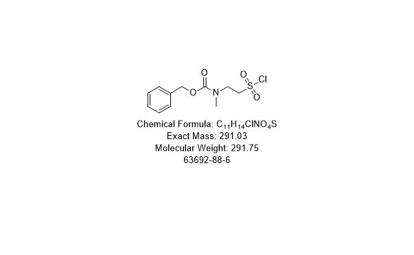 N-[2-(氯磺酰基)乙基]-N-甲基氨基甲酸苄酯