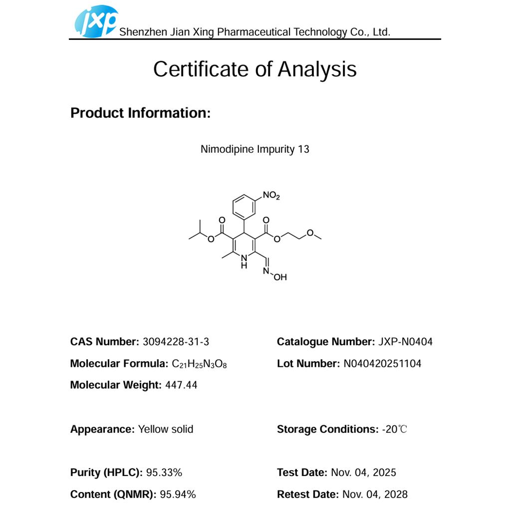 尼莫地平杂质13