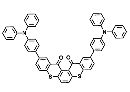 2,11-双(4-(二苯氨基)苯基)噻吩并[3,2-a]噻吨-13,14-二酮