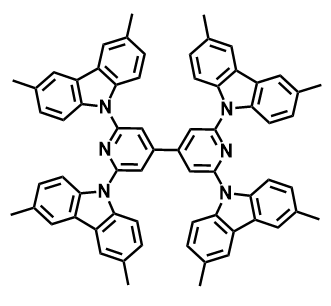 2,6,2',6'-四(3,6-二甲基咔唑-9-基)-4,4'-联吡啶