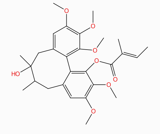 当归酰戈米辛H，66056-22-2，Angeloylgomisin H，天然产物，中药对照品。