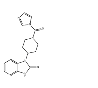 1-(1-(1H-咪唑酸乙酯-1-羰基)吡啶-4-YL)-1H-咪唑[4,5-B]吡啶-2(3H)-酮