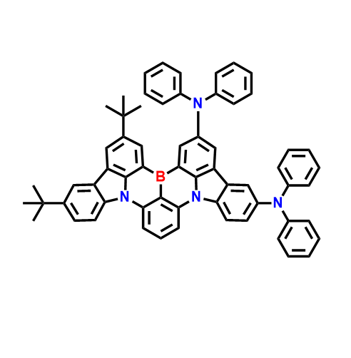 15,18-二叔丁基-N2,N2,N?,N?-四苯基-吲哚并[3,2,1-de]吲哚并[3',2',1':8,1][1,4]苯并氮杂硼啉并[2,3,4-kl]吩嗪硼-2,5-二胺
