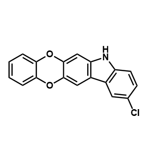 2-氯-5H-苯并[5,6][1,4]二氧杂环己烷并[2,3-b]咔唑