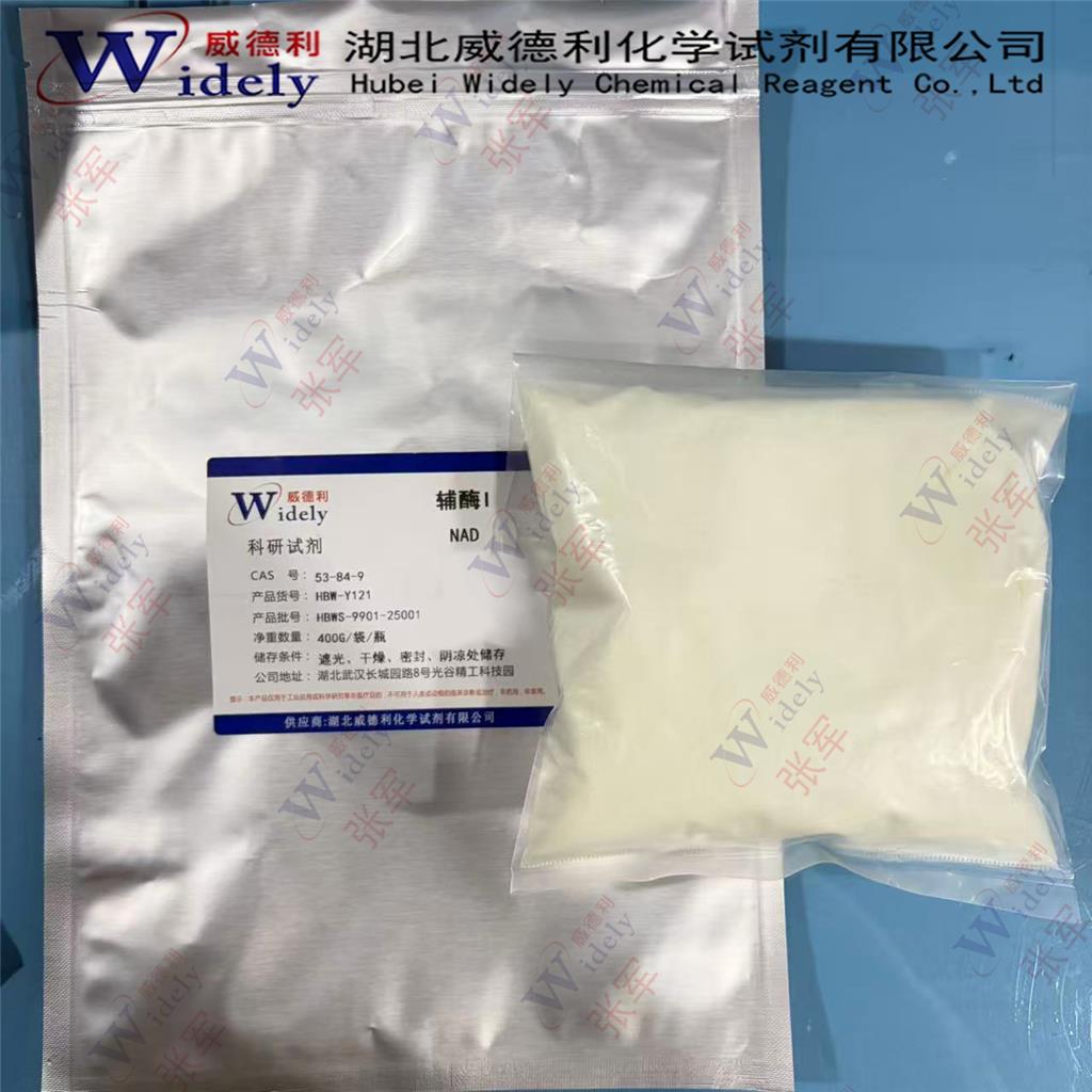 烟酰胺腺嘌呤双核苷酸;氧化型辅酶I NAD+ 53-84-9 99%规格 冻干粉 威德利