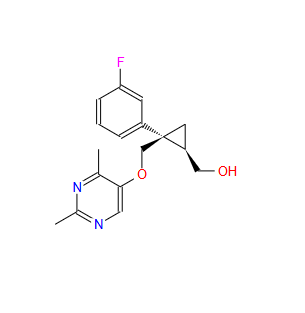 1369767-24-7；((1 R,2S)-2-(((2,4-二甲基嘧啶-5－基）氧基）甲基）－2-(3－氟苯基）环丙基）甲醇