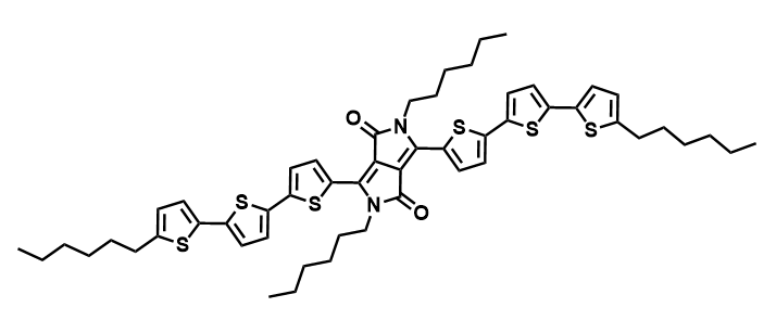 2,5-二己基-3,6-双(5''-己基-[2,2':5',2''-三联噻吩]-5-基)-2,5-二氢吡咯并[3,4-c]吡咯-1,4-二酮