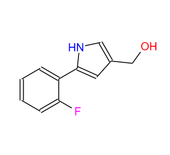 (5-(2-氟苯基)-1H-吡咯-3-基)甲醇；881674-58-4