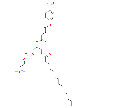 Lp-Pla2 底物 1-肉豆蔻酰-2-（4-硝基苯琥珀酰基）-sn-丙三基-3-磷酸胆碱 