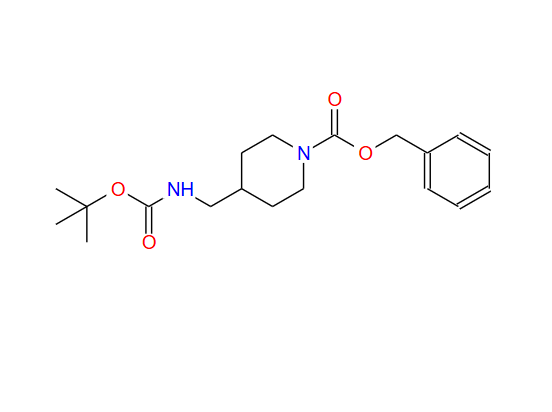 1-N-Cbz-4-N-(Boc-氨甲基)哌啶