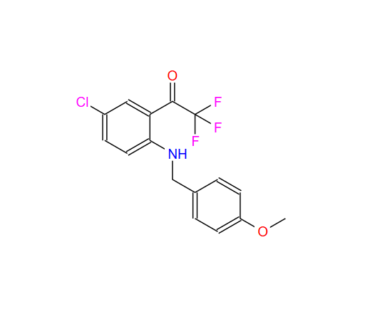 N-(4-甲氧基苄基)-4-氯-2-三氟乙酰苯胺