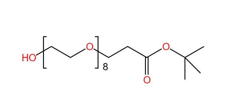 羟基-八乙二醇-丙酸叔丁酯  98%