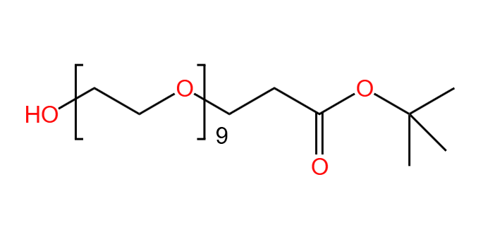 羟基-九乙二醇-丙酸叔丁酯  98%