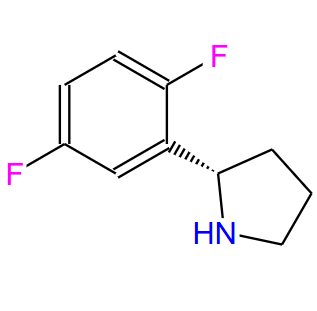(2S)-2-(2,5-二氟代苯基)吡咯烷；1217630-38-0