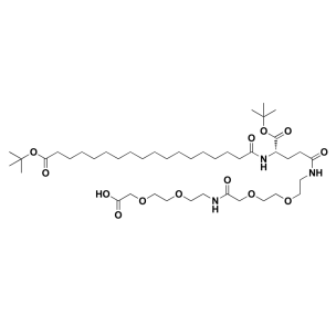 (3S,30S)-3-羧基-30-(叔丁氧羰基)- 9,18,27,32-四氧代-11,14,20,23-四氧杂-2,8,17,26,31-五氮杂四十九烷二酸 49-叔丁酯 1-(9H-芴-9-基甲基)酯