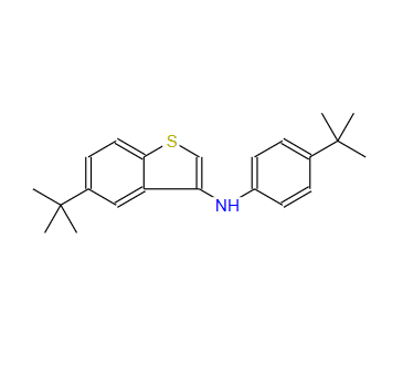 5-(叔丁基)-N-[4-(叔丁基)苯基]-苯并[B]噻吩-3-胺