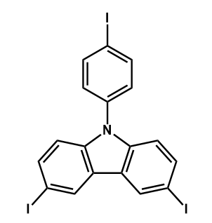3,6-二碘-9-(4-碘苯基)-9H-咔唑