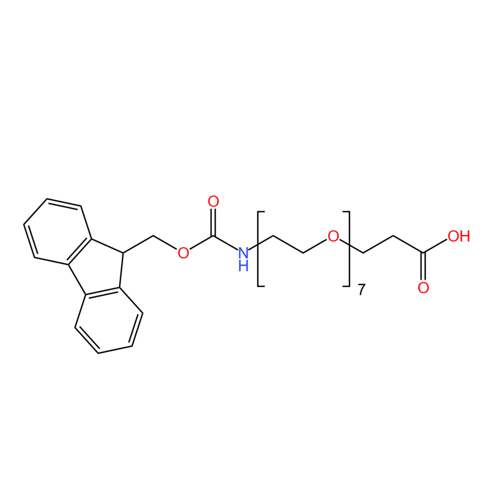 9-芴甲氧羰基-氨基-七乙二醇-丙酸  98%