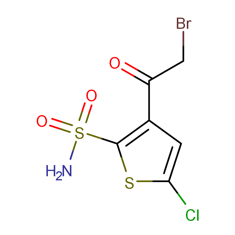 3-(溴乙酰基)-5-氯-2-噻吩磺酰胺 160982-11-6
