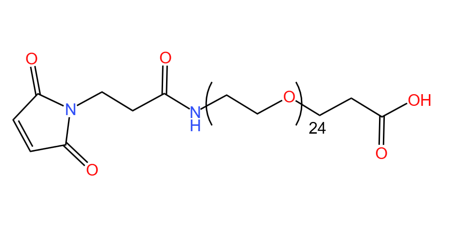 马来酰亚胺-二十四乙二醇-丙酸  98%