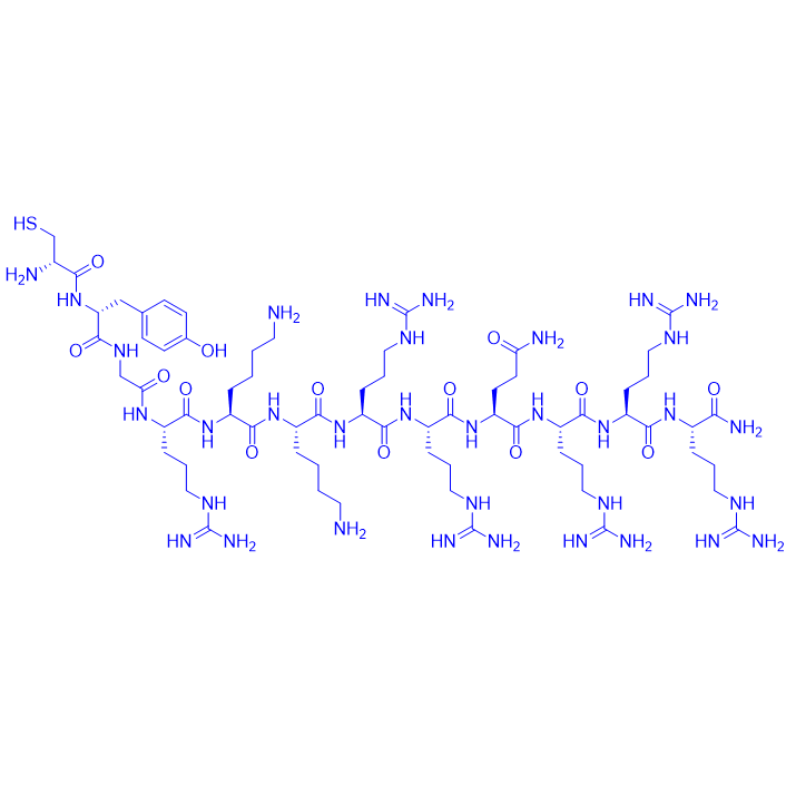 583836-55-9，细胞穿膜肽Cys-TAT(47-57)，(Cys46)-HIV-1 tat Protein (46-57) amide，杭州固拓生物合成多肽物美价廉