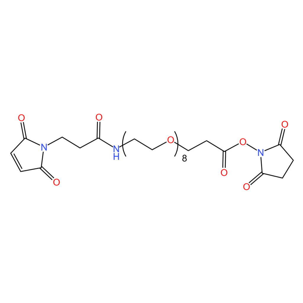 马来酰亚胺-八乙二醇-丙酸琥珀酰亚胺酯  98%