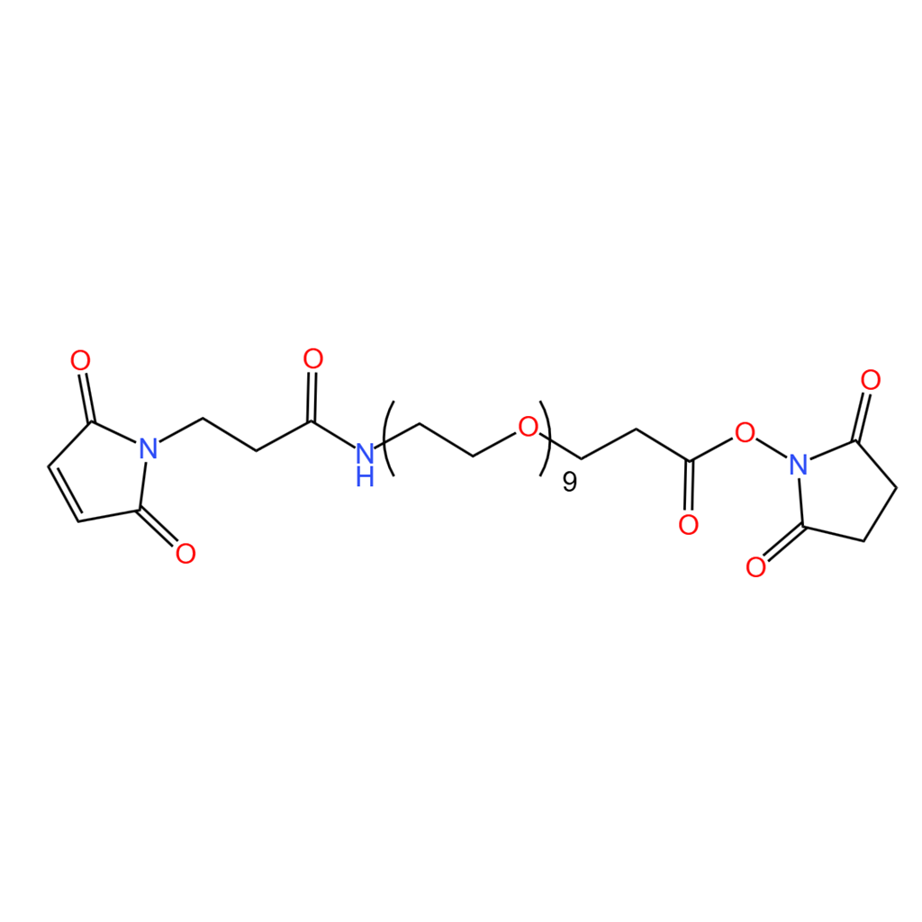 马来酰亚胺-九乙二醇-丙酸琥珀酰亚胺酯  98%