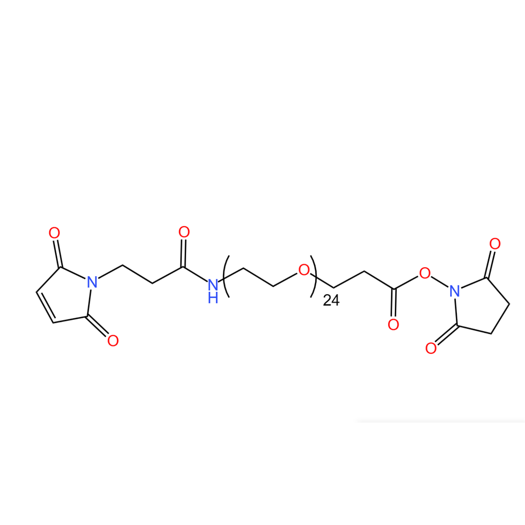 马来酰亚胺-二十四乙二醇-丙酸琥珀酰亚胺酯  98%