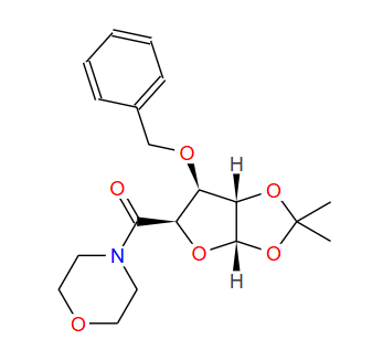 ((3aS,5R,6S,6aS)-6-(benzyloxy)-2,2-dimethyltetrahydrofuro[2,3-d][1,3]dioxol-5-yl)(morpholino)methanone