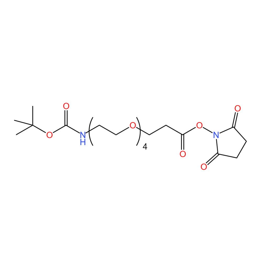 叔丁基-氨基-四乙二醇-丙酸琥珀酰亚胺酯  98%