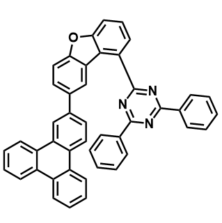 2,4-二苯基-6-(8-(三亚苯-2-基)二苯并[b,d]呋喃-1-基)-1,3,5-三嗪