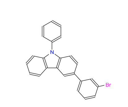 3-(3-溴苯基)-9-苯基-9H-咔唑