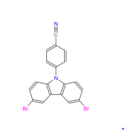 4-(3,6-二溴-9H-咔唑-9-基)-苯甲腈