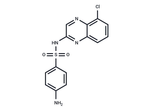 化合物 Chloroquinoxaline sulfonamide|T14953|TargetMol