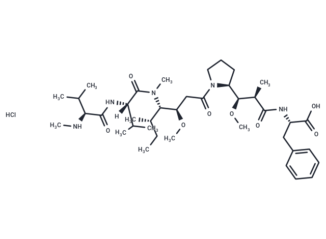 化合物 MMAF Hydrochloride|T16121|TargetMol