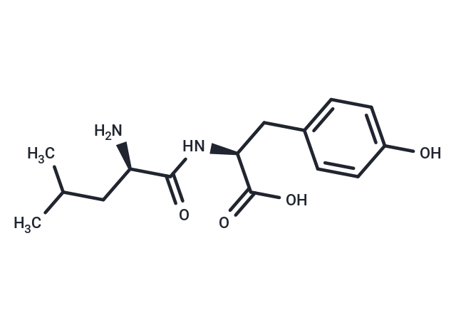 化合物 (S)-2-((R)-2-Amino-4-methylpentanamido)-3-(4-hydroxyphenyl)propanoic acid hydrate|T65137|TargetMol