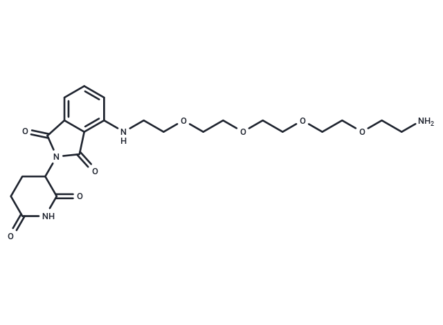 化合物Pomalidomide-PEG4-C2-NH2|T17916|TargetMol