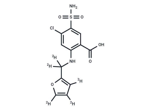 化合物 Furosemide-d5|TMIH-0248|TargetMol