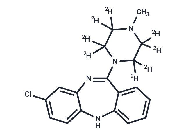 化合物 Clozapine-d8|TMIH-0166|TargetMol