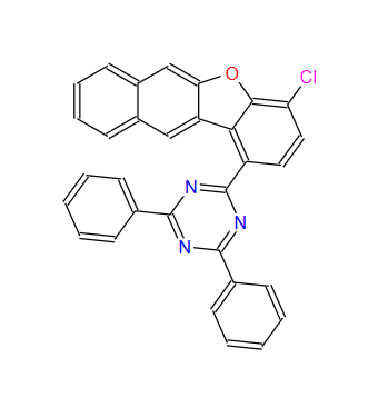 1,3,5-三嗪,2-(4-氯苯并[B]萘并[2,3-D]呋喃-1-基)-4,6-二苯基-